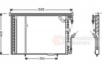 VAN WEZEL 30005195 -  Конденсатор, кондиционер